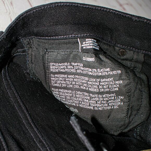 DENIM X Alexander Wang Crop frayed Jeans Women's Size 24 - Picture 7 of 10